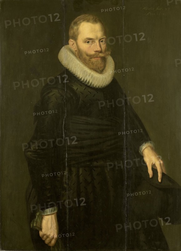 Portrait of Dirck Hasselaer, Cornelis van der Voort, 1614
