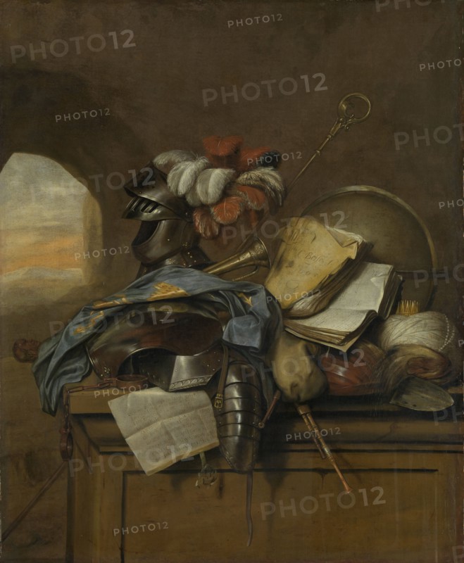 Vanitas Still Life, Cornelis Brisé, 1665