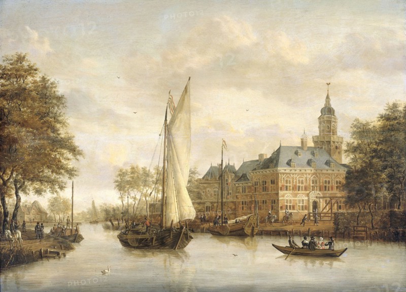 Nijenrode Castle on the Vecht near Breukelen, The Netherlands, Jacobus Storck, 1660 - 1686
