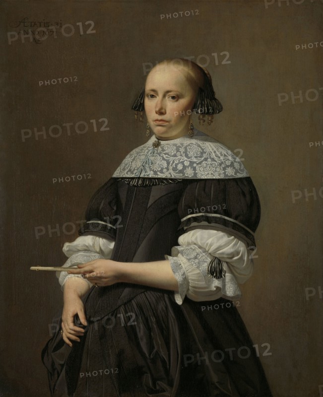 Portrait of Elisabeth van Kessel, Wife of Willem Jacobsz Baert, Caesar BoÃ«tius van Everdingen, 1671