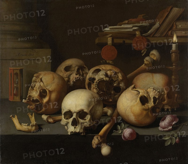 Vanits still life, Aelbert Jansz. van der Schoor, 1640 - 1672