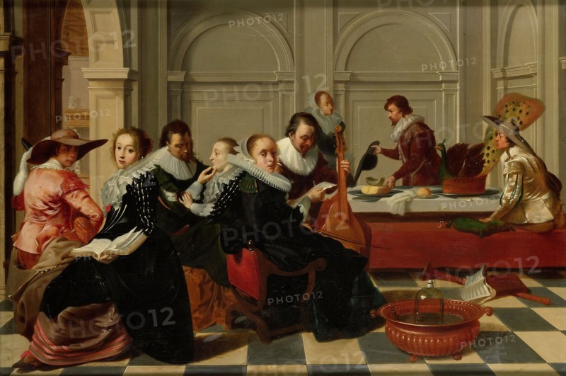 Musical Party, copy after Willem Cornelisz. Duyster, after 1700