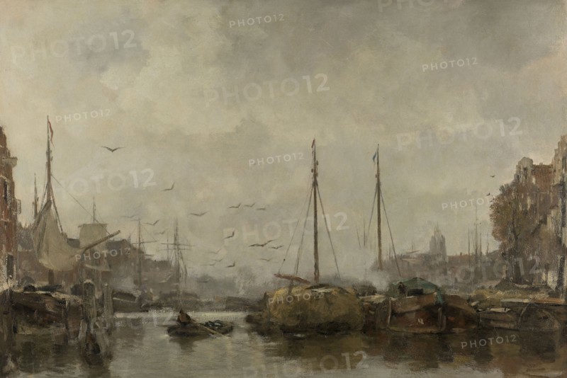 Cityscape, Jacob Maris, c. 1885 - c. 1887