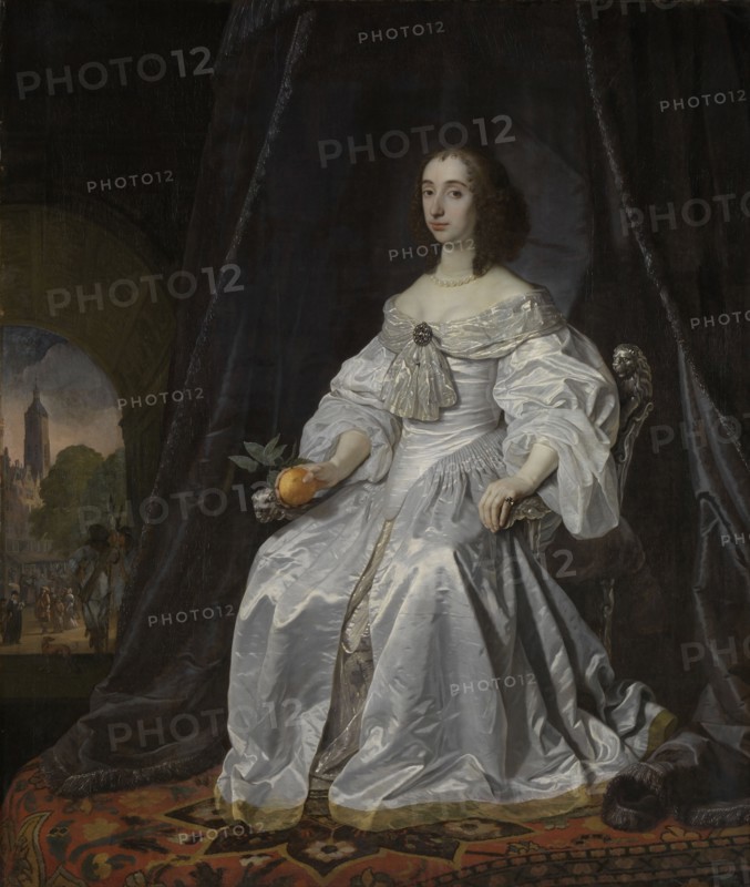 Mary Stuart, Princess of Orange, as Widow of William II, Bartholomeus van der Helst, 1652