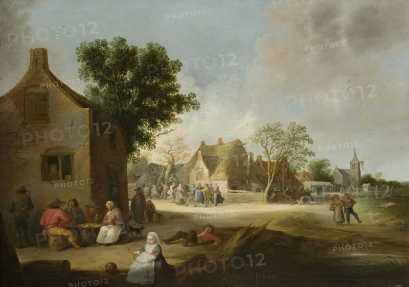 Peasant Kermis (Kermesse in a Village), Pieter de Bloot, 1639