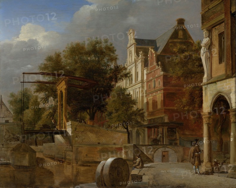 Draw Bridge, Jan van der Heyden, Adriaen van de Velde, 1660 - 1672