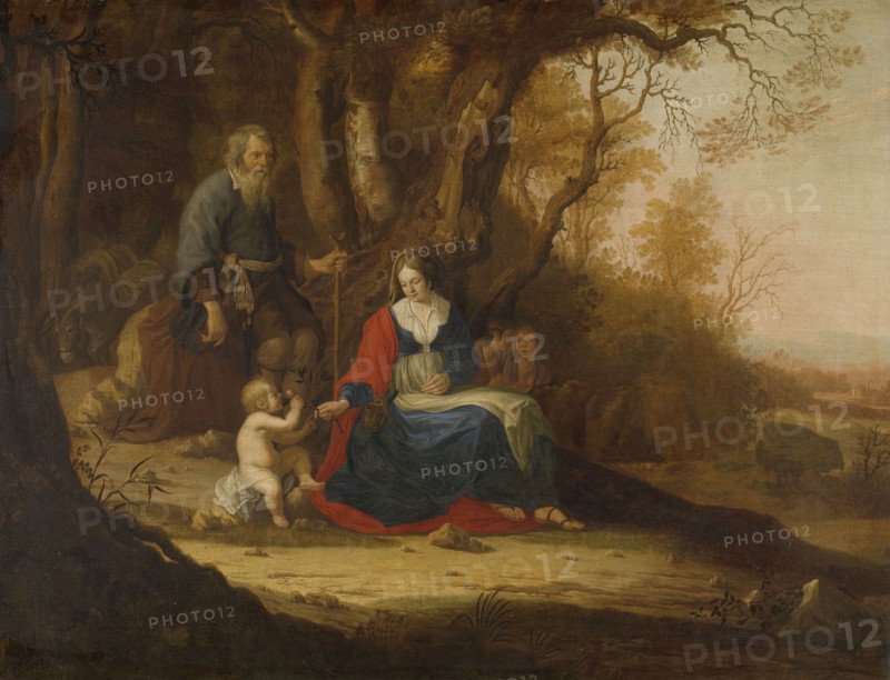 Rest on the Flight into Egypt, Paulus van Vianen (II), 1643