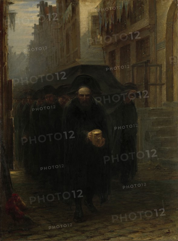 Jewish funeral, Hein Burgers, 1860 - 1899