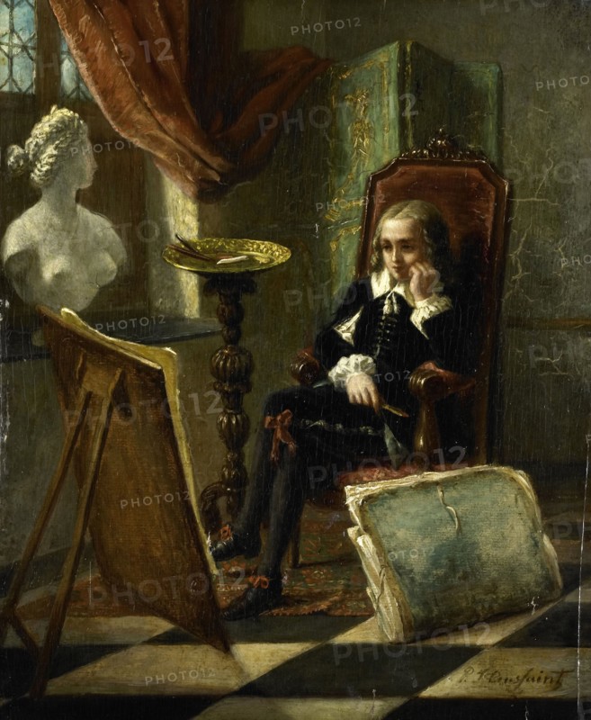 The young painter, Pierre Joseph Toussaint, 1850 - 1888