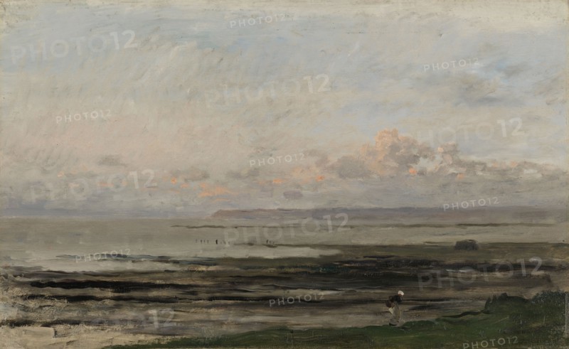 Beach at Ebb Tide, Charles FranÃ§ois Daubigny, c. 1850 - c. 1878