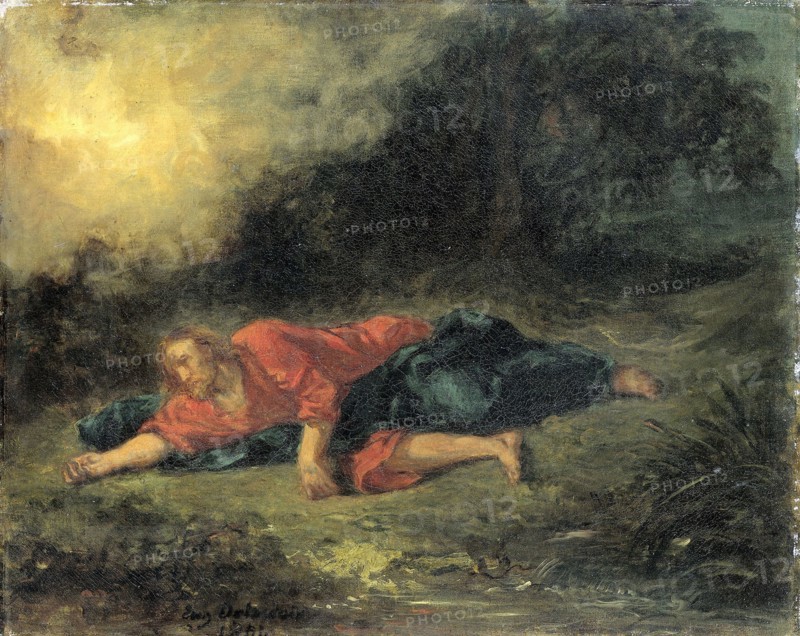 The Agony in the Garden, EugÃ¨ne Delacroix, 1851