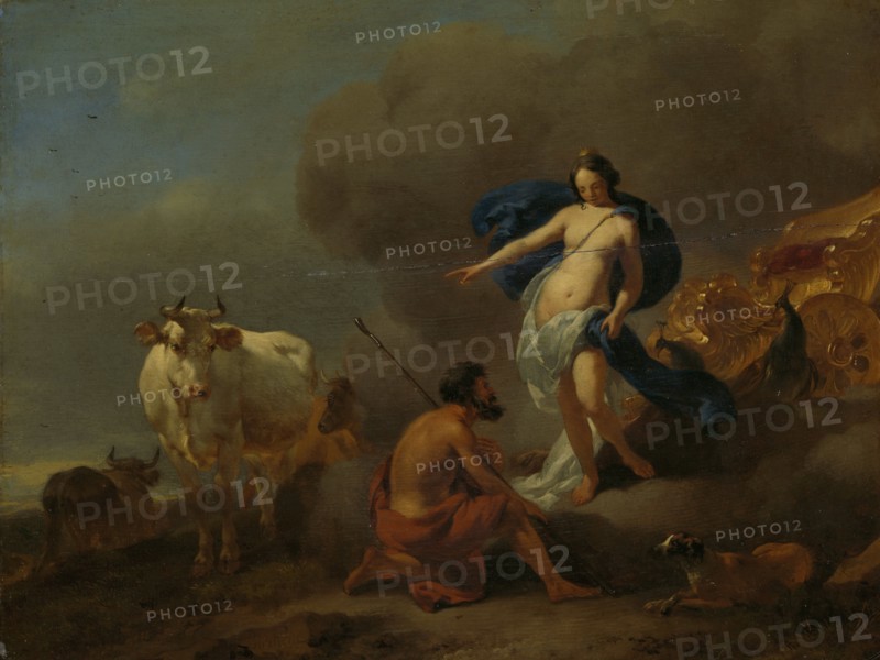 Juno Commands Argus to Guard Io, Nicolaes Pietersz. Berchem, 1655 - 1683
