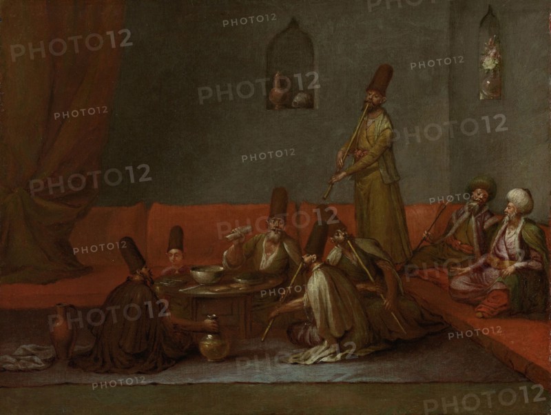 Dervishes Sharing a Meal, Jean Baptiste Vanmour, c. 1720 - c. 1737