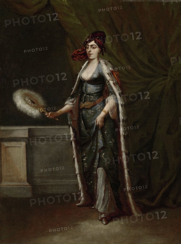 A Turkish Woman, Jean Baptiste Vanmour, c. 1720 - 1737