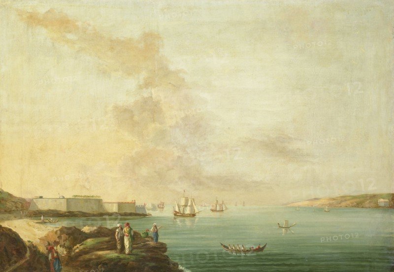 View of the Dardanelles, Antoine van der Steen, 1770 - 1780