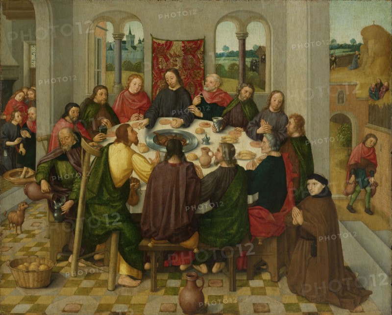 Last Supper, circle of Master of the Amsterdam Death of the Virgin, c. 1485 - c. 1500