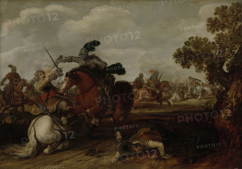A Cavalry Charge, Jan Martszen de Jonge, 1629