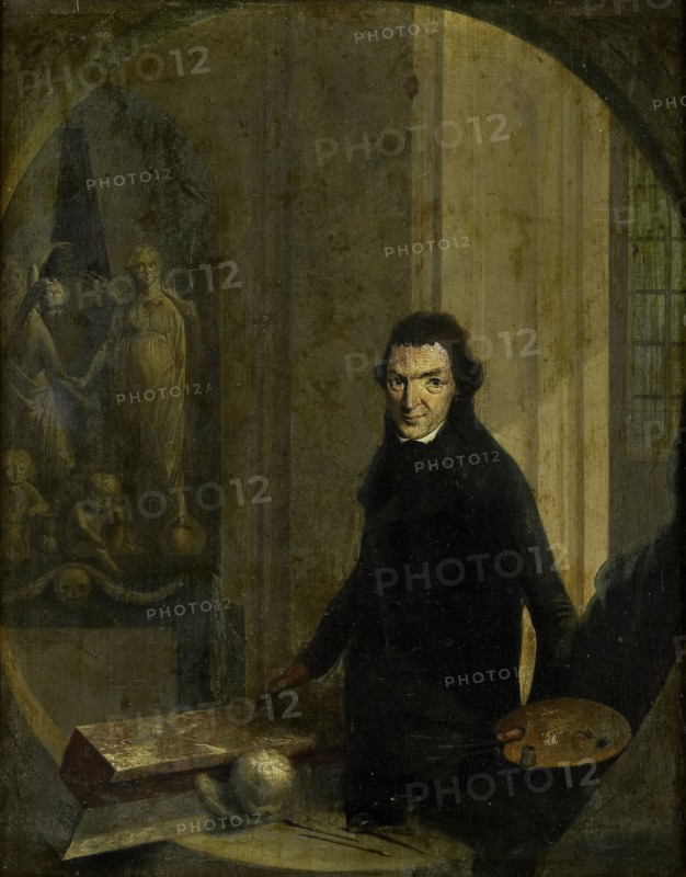 Self-Portrait, Christoffel Frederik Franck, 1800 - 1818