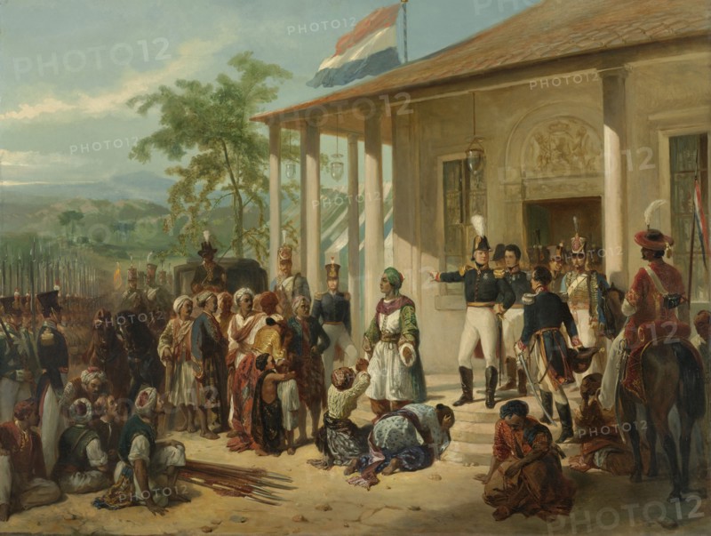 The Arrest of Diepo Negoro by Lieutenant-General Baron De Kock, Nicolaas Pieneman, c. 1830 - c. 1835