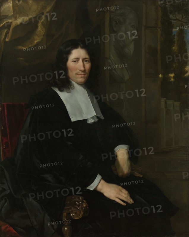 Portrait of Pieter de la Court, Abraham van den Tempel, 1667