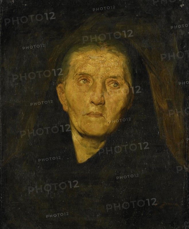 The grieving widow, Diederik Franciscus Jamin, c. 1860 - c. 1865