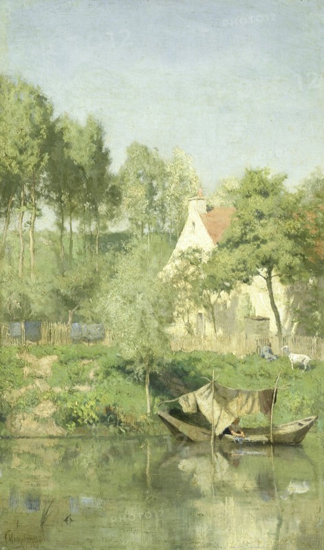 On the Oise France, Coen Metzelaar, 1877