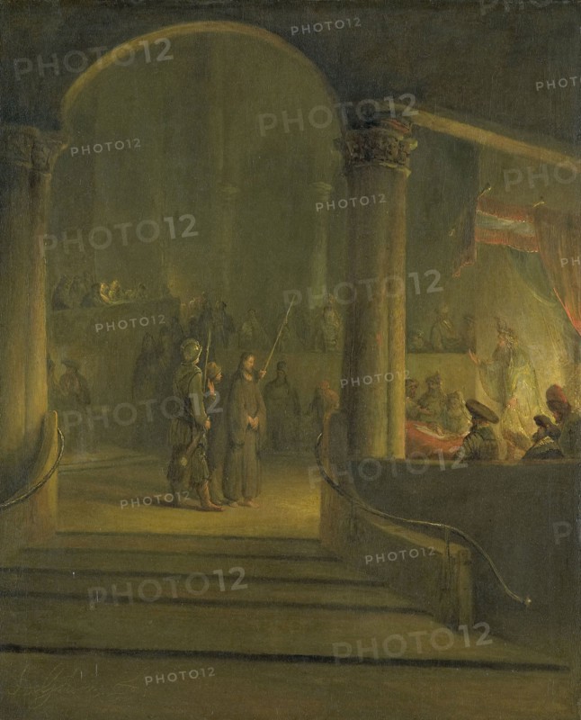 Christ before Caiaphas, Aert de Gelder, 1700 - 1727