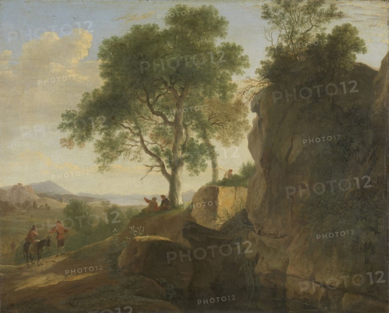 Italian landscape, Herman van Swanevelt, 1643
