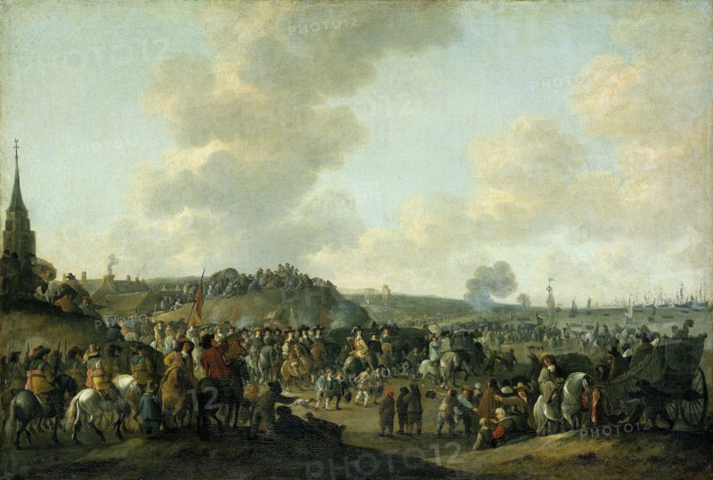 Departure of Charles II of England at Scheveningen, June 2, 1660, The Netherlands, Hendrick de Meijer, 1660 - 1683