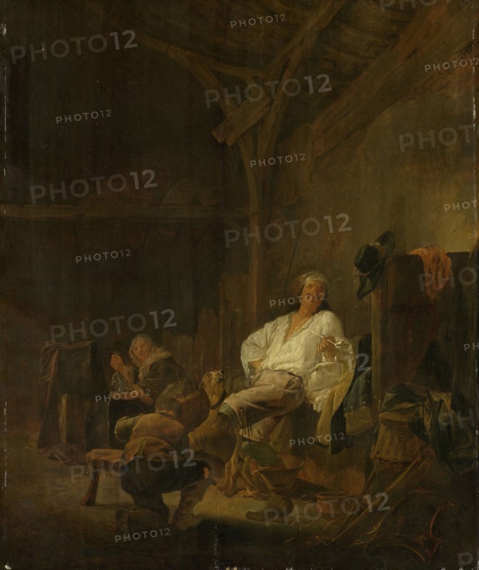 An officer in billeted quarters, Maerten Stoop, 1640 - 1647