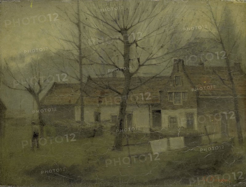 Village houses, Eduard Karsen, 1885 - 1907