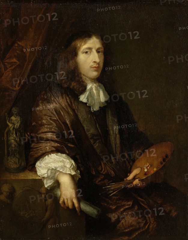 Self-Portrait, Caspar Netscher, 1660 - 1684