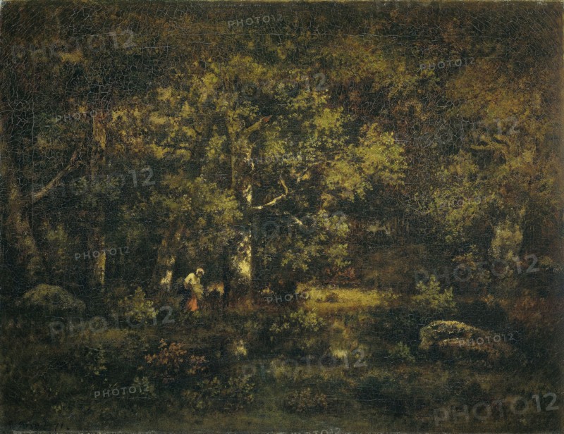 The Forest of Fontainebleau France, Narcisse Virgile Diaz de la PeÃ±a, 1871