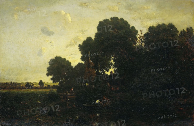 Twilight, Théodore Rousseau, 1840 - 1867