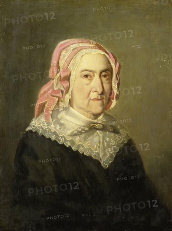 Portrait of Sientje Nijkerk-Servaas at 90 years old, 1857, Jozef IsraÃ«ls, 1857