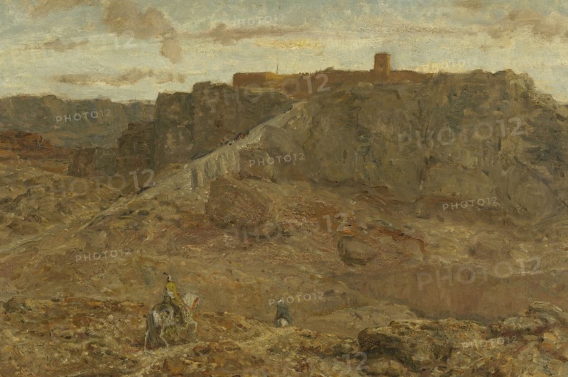 Mountain Landscape in Egypte, Marius Bauer, 1880 - 1922