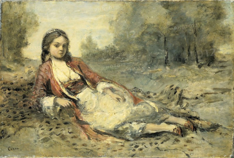 Algérienne, Camille Corot, 1871 - 1873