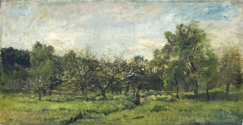 Orchard, Charles FranÃ§ois Daubigny, 1865 - 1869
