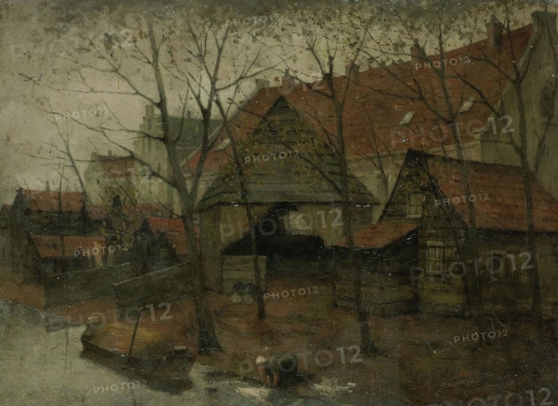 The Vinkenbuurt near Amsterdam, The Netherlands, Eduard Karsen, 1885 - 1900