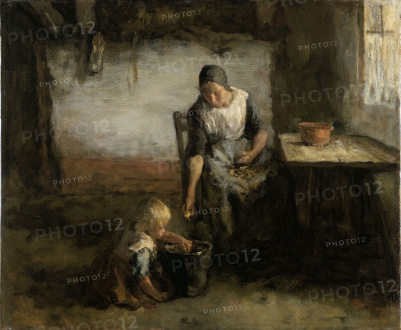 The potato peeler, Jacob Simon Hendrik Kever, 1880 - 1922