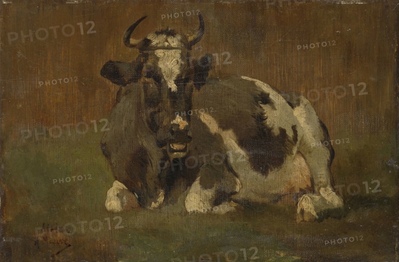 Lying Cow, Anton Mauve, c. 1860 - c. 1888
