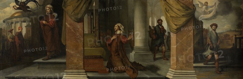 The Parable of the Pharisee and the Publican (Tax Collector), Barent Fabritius, 1661