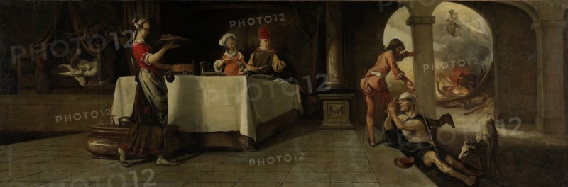 The Rich Man and Poor Lazarus, Barent Fabritius, 1661