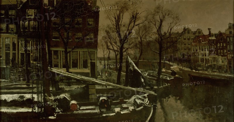Winter in Amsterdam, The Netherlands, George Hendrik Breitner, c. 1900 - c. 1901