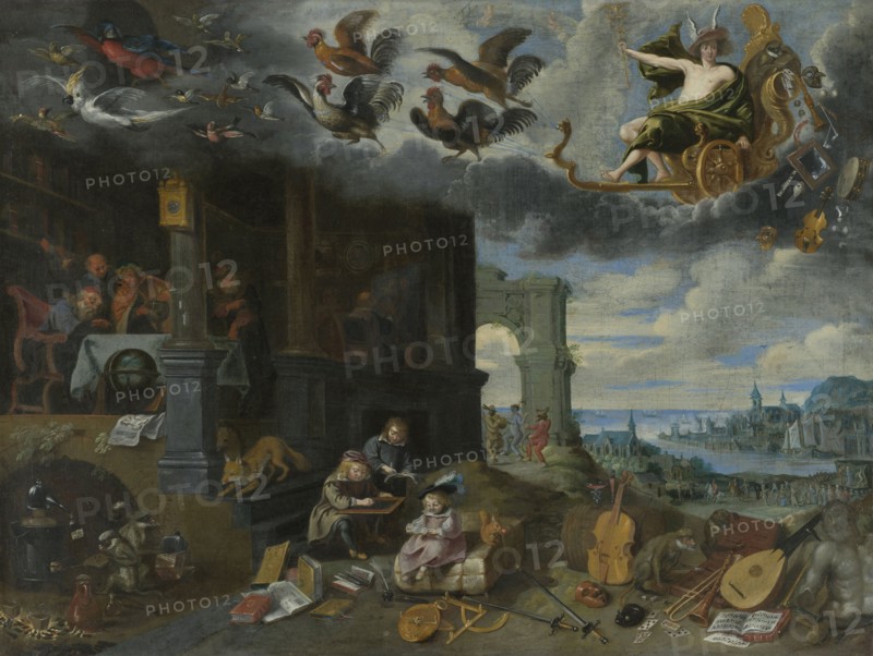 Glorification of Commerce and Science, Anonymous, 1625 - 1649