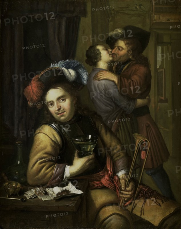 Soldier Scene, attributed to Carel de Moor (II), 1680 - 1738