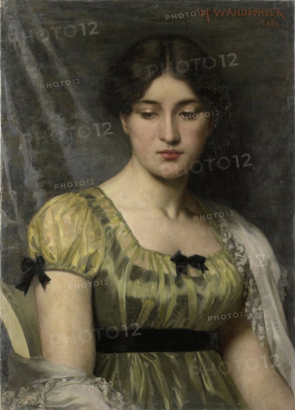 Portrait of a woman, Marie Wandscheer, 1886