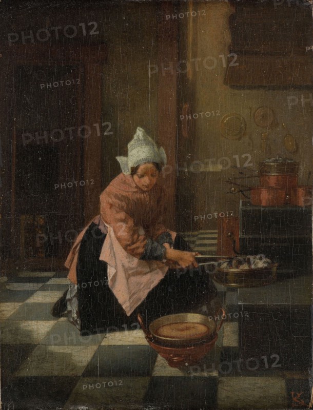 The waffle Baker, Alexander Hugo Bakker Korff, c. 1850 - c. 1882