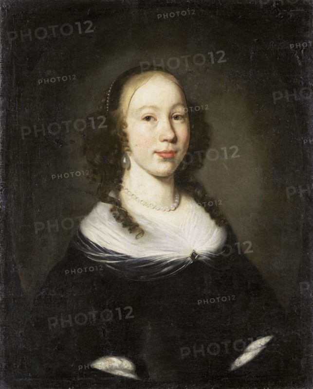 Portrait of a young Woman, Nicolaes Maes, 1665