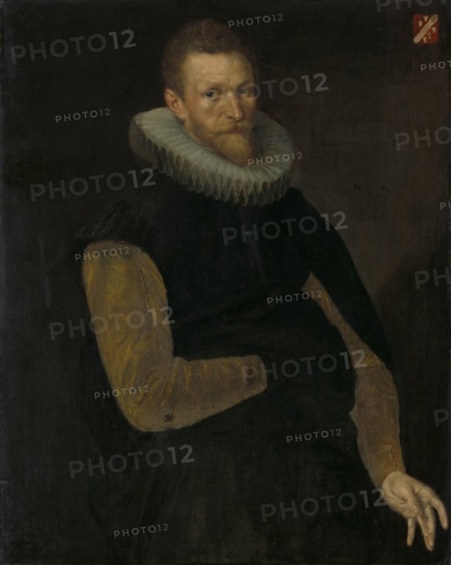 Portrait of Jacob Cornelisz Banjaert, called van Neck, Admiral, Burgomaster and Councilor of Amsterdam, Cornelis Ketel, 1605